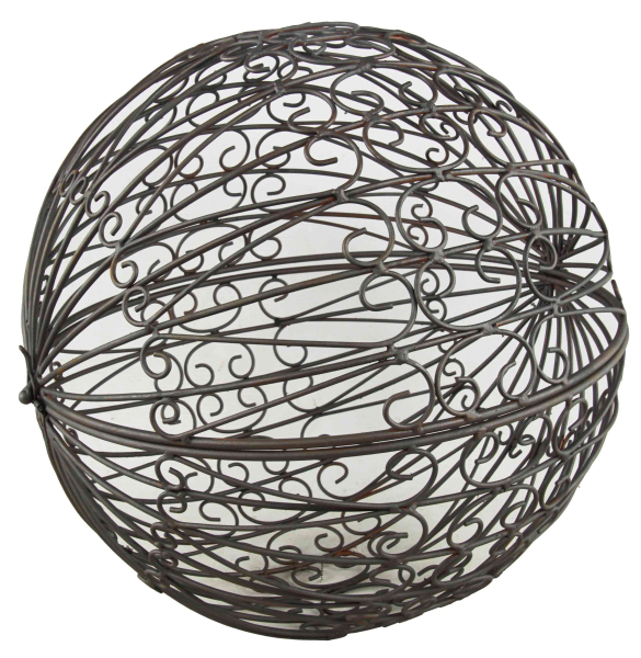 Preview: Bezaubernde Gartenkugel zum Befüllen - Durchmesser ca. 34 cm